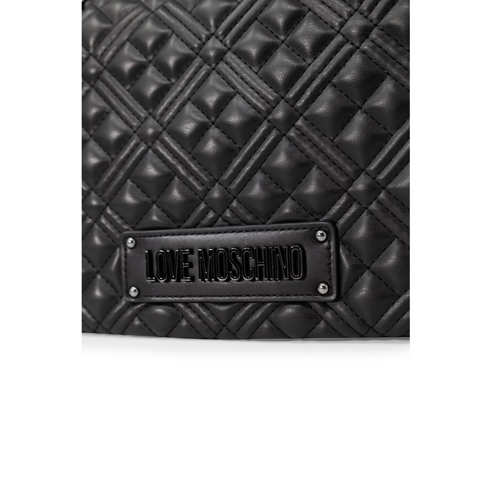 Love Moschino Black Polyethylene Handbag - Luksuslaukut ja asusteet Love Moschino - Tutustu YVES JAVANNI® 