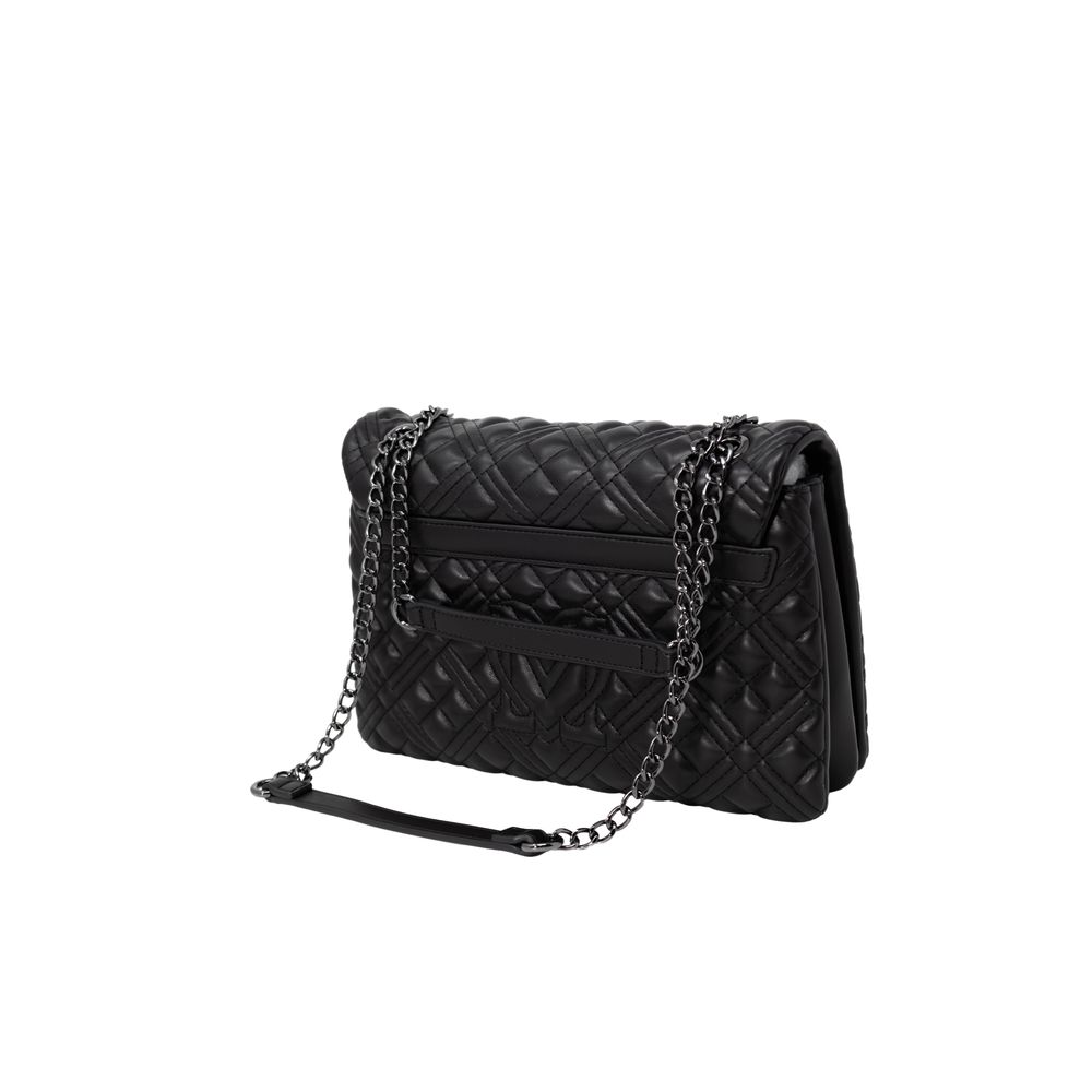 Love Moschino Black Polyethylene Handbag - Luksuslaukut ja asusteet Love Moschino - Tutustu YVES JAVANNI® 