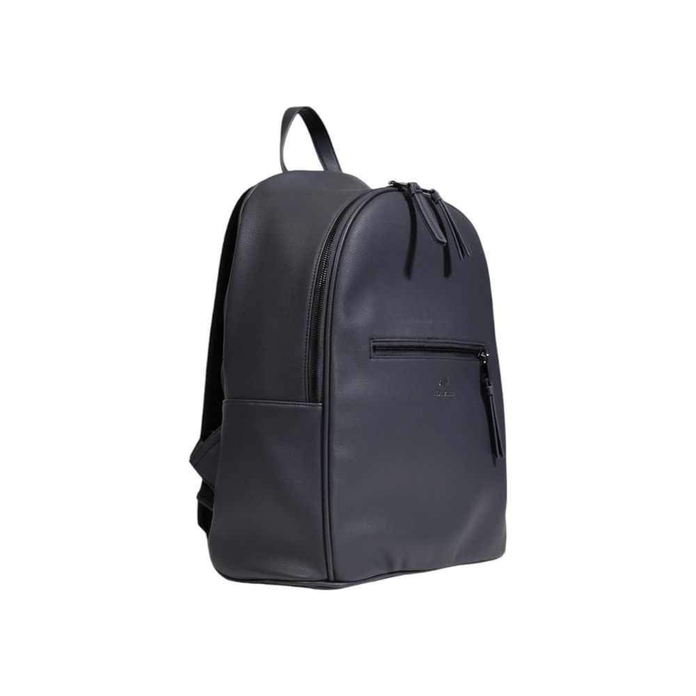 Armani Exchange Blue Polyester Backpack - Luksuslaukut ja asusteet Armani Exchange - Tutustu YVES JAVANNI® 