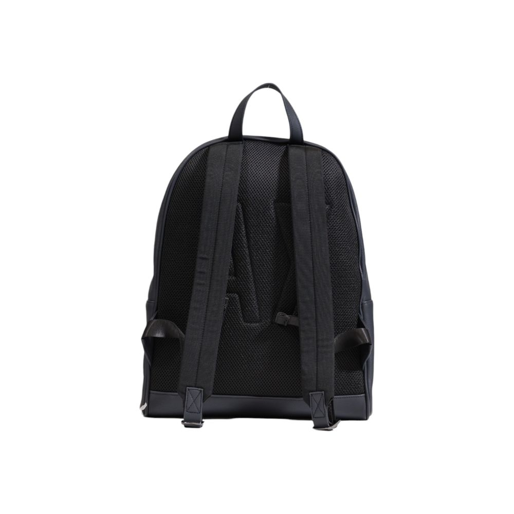 Armani Exchange Blue Polyester Backpack - Luksuslaukut ja asusteet Armani Exchange - Tutustu YVES JAVANNI® 