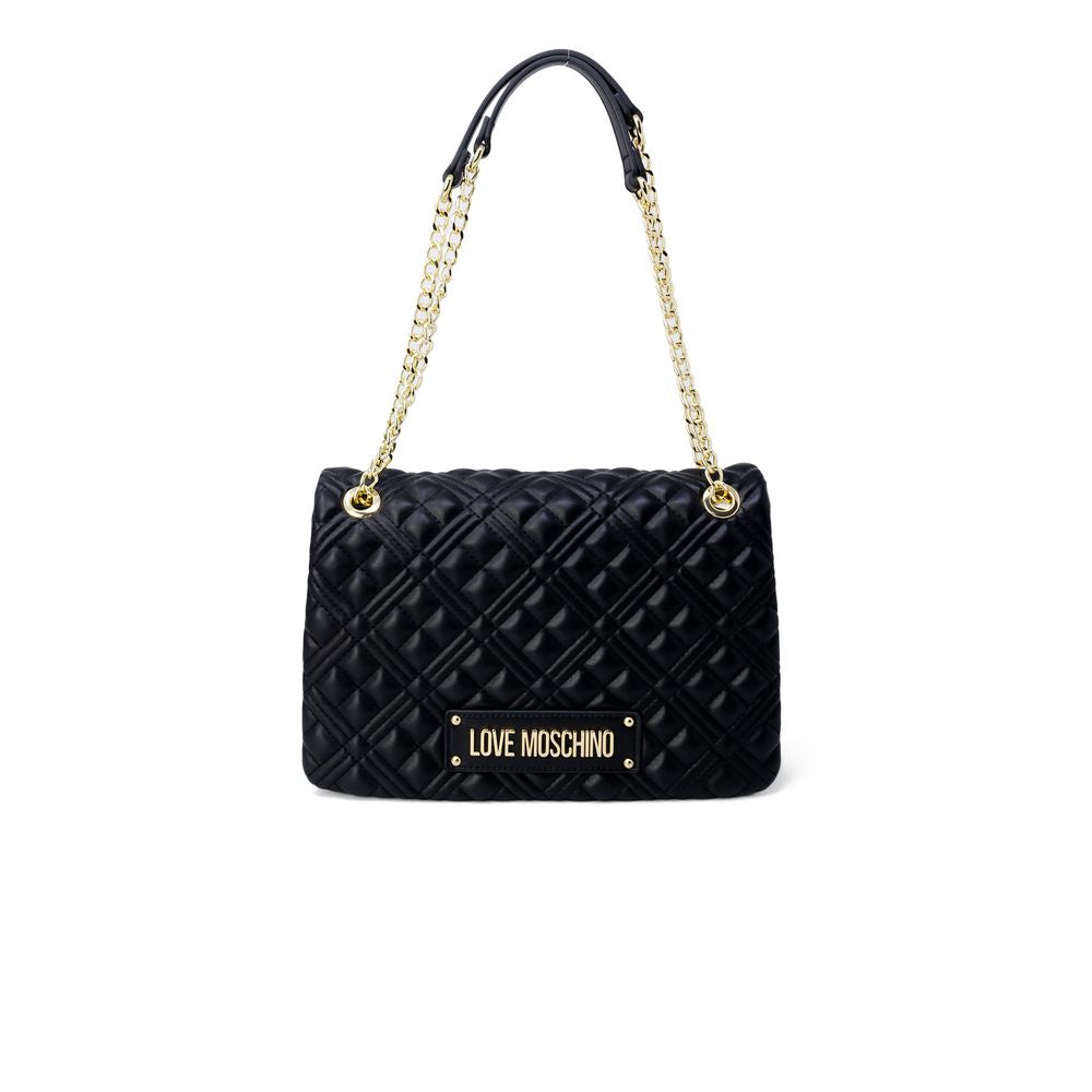 Love Moschino Gold Polyethylene Handbag - Luksuslaukut ja asusteet Love Moschino - Tutustu YVES JAVANNI® 