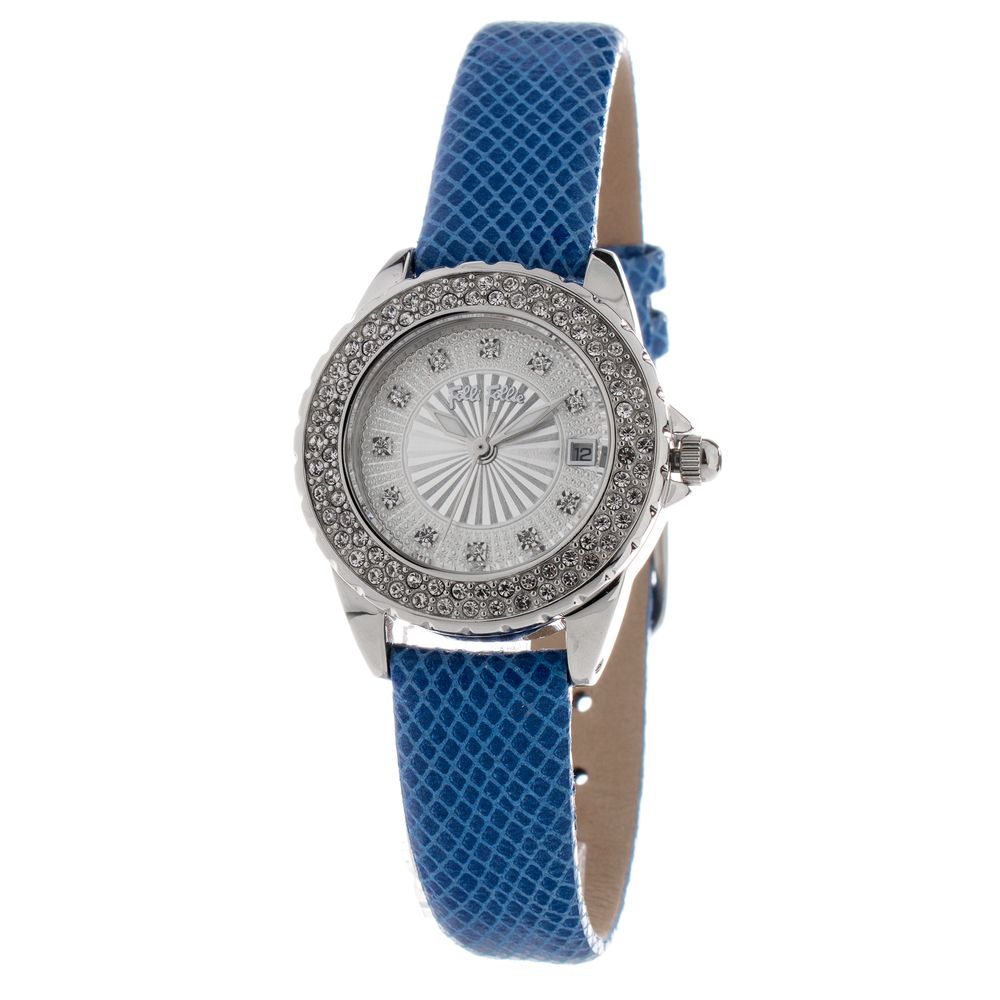 Folli Follie Blue Leather Watch