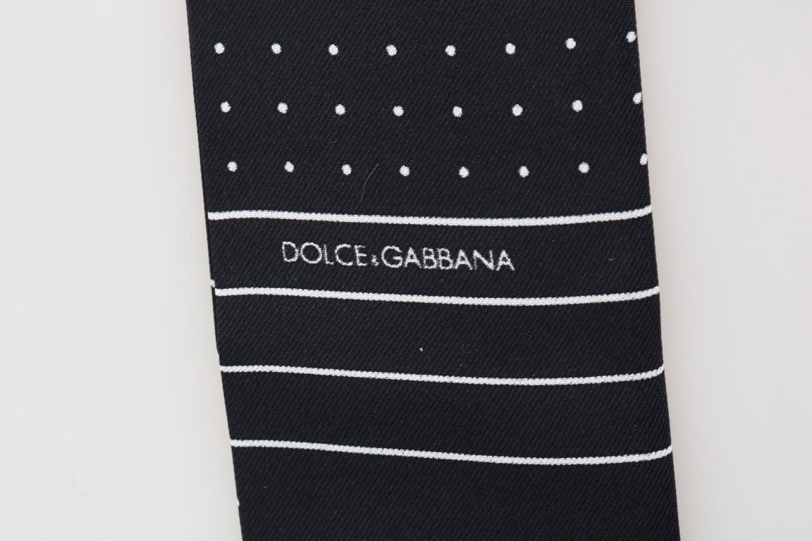 Dolce & Gabbana Elegant Silk Men's Tie Scarf Wrap - Luksusmuotia Dolce & Gabbana - Tutustu YVES JAVANNI® 