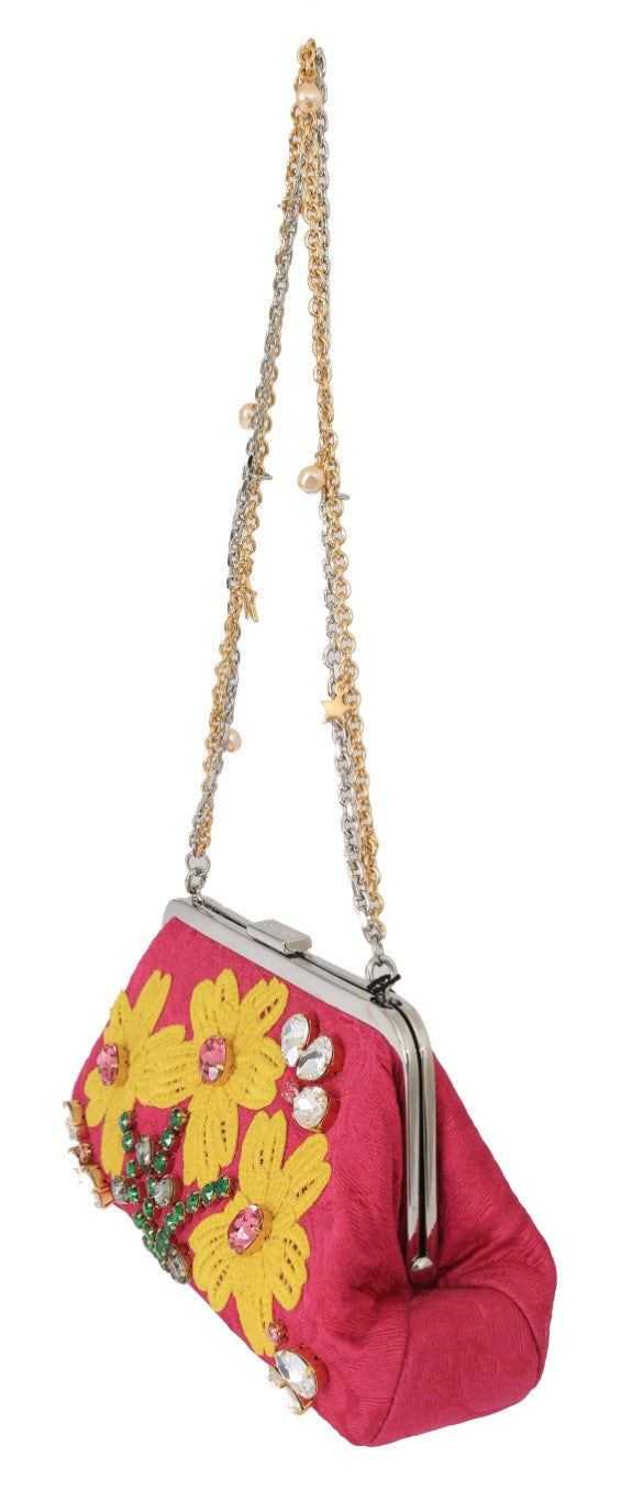 Dolce & Gabbana Elegant Evening Party Clutch in Pink - Luksusmuotia Dolce & Gabbana - Tutustu YVES JAVANNI® 