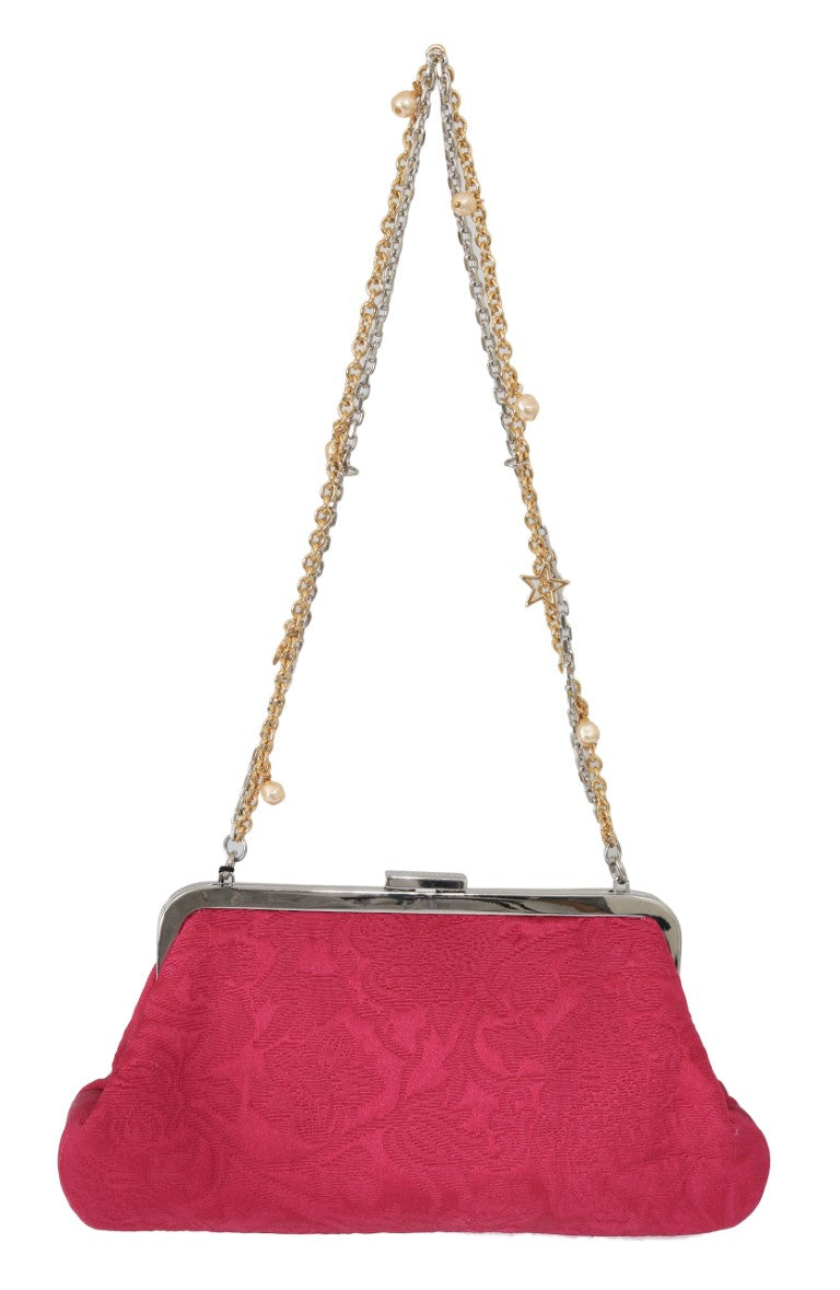 Dolce & Gabbana Elegant Evening Party Clutch in Pink - Luksusmuotia Dolce & Gabbana - Tutustu YVES JAVANNI® 