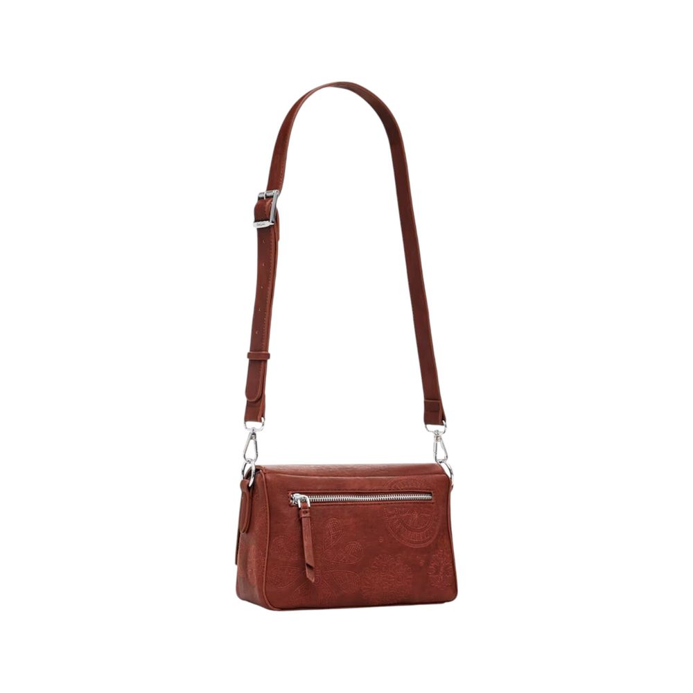 Desigual Brown Polyethylene Handbag