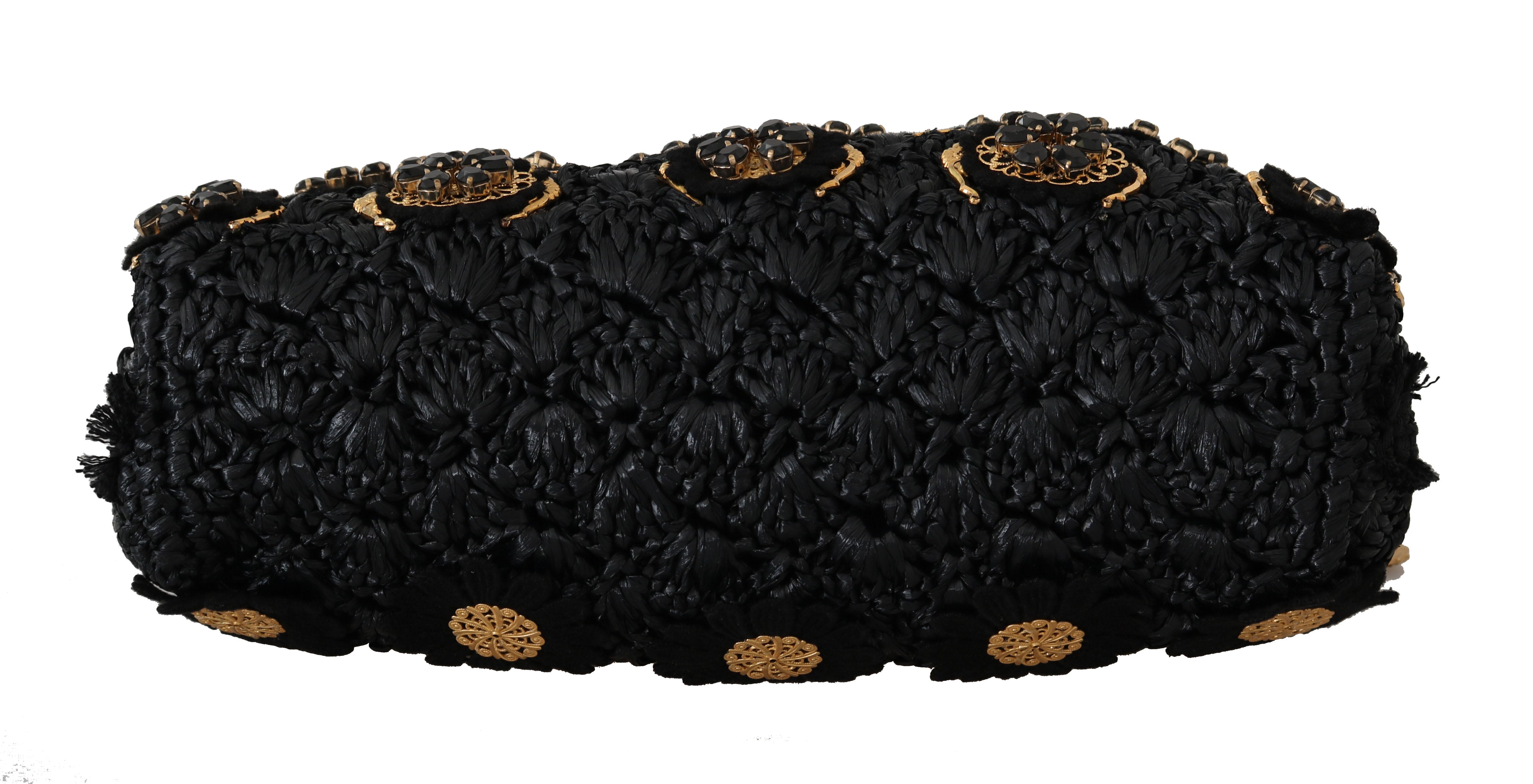 Dolce & Gabbana Black Tassel Gold Baroque Crystal Evening Clutch - Luksusmuotia Dolce & Gabbana - Tutustu YVES JAVANNI® 