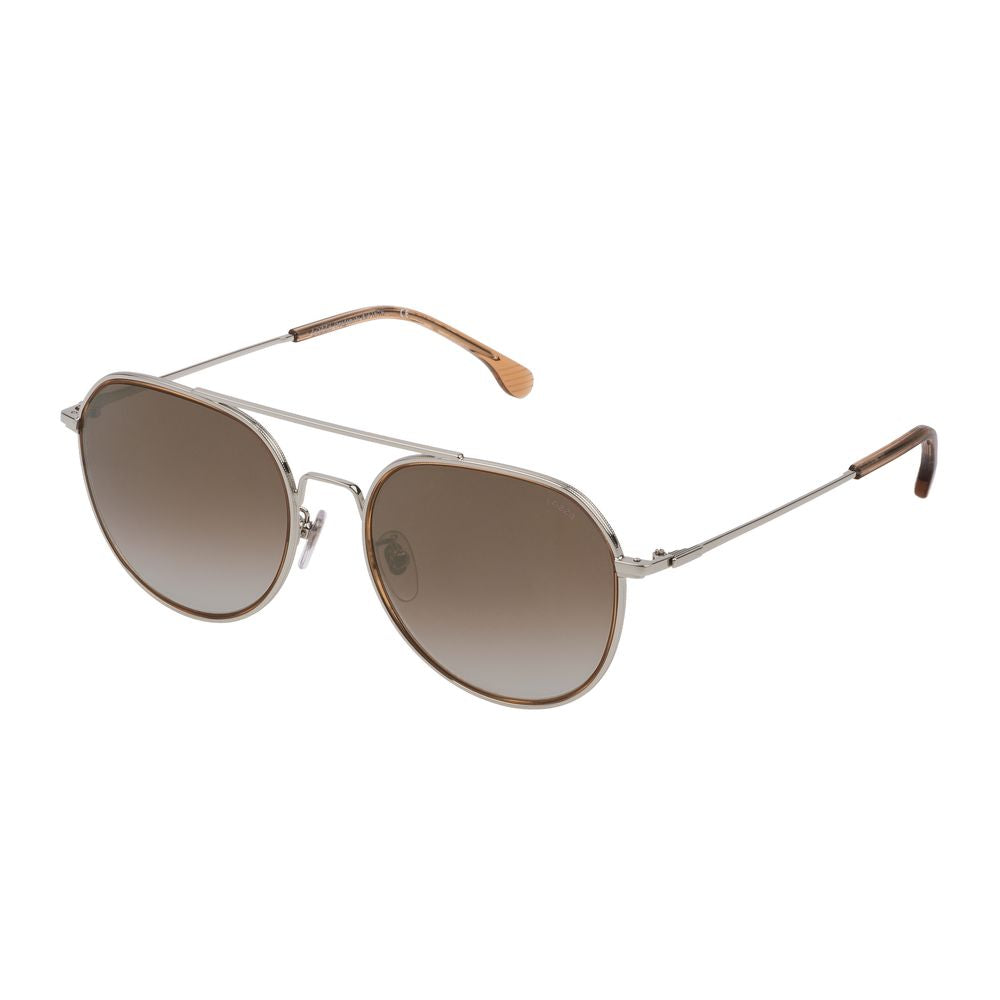 Lozza Gray Metal Sunglasses