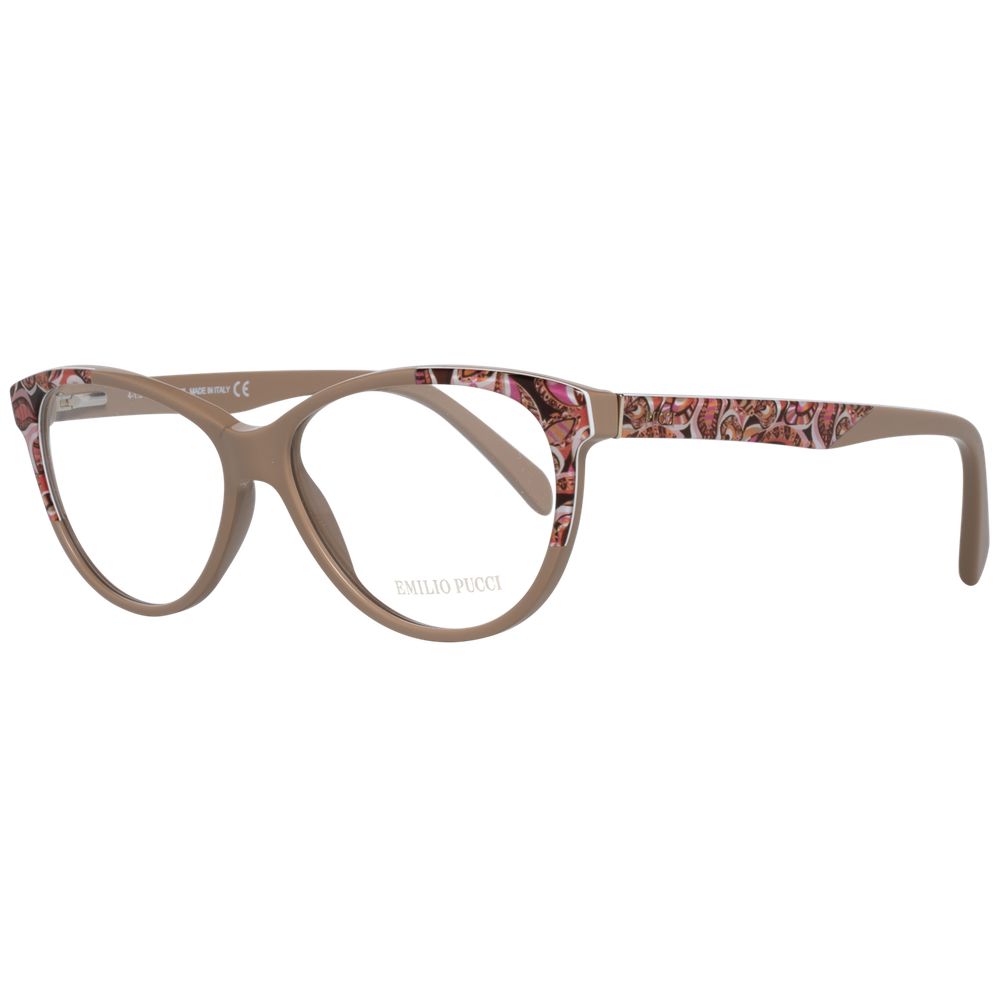 Emilio Pucci Beige Women Optical Frames - Luksusmuotia Emilio Pucci - Tutustu YVES JAVANNI® 