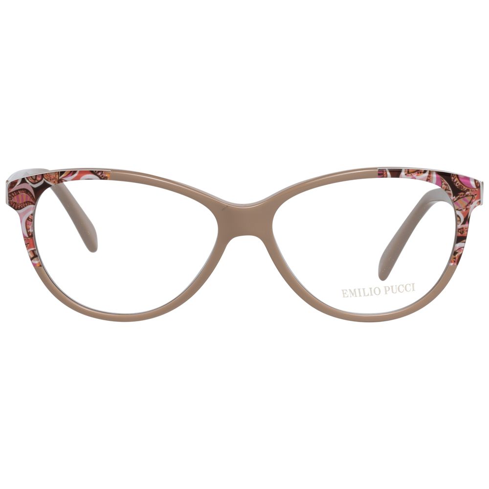 Emilio Pucci Beige Women Optical Frames - Luksusmuotia Emilio Pucci - Tutustu YVES JAVANNI® 