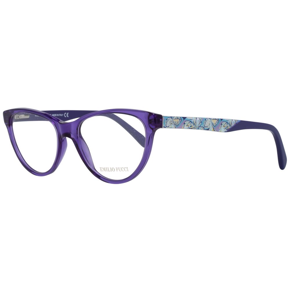 Emilio Pucci Purple Women Optical Frames - Luksusmuotia Emilio Pucci - Tutustu YVES JAVANNI® 