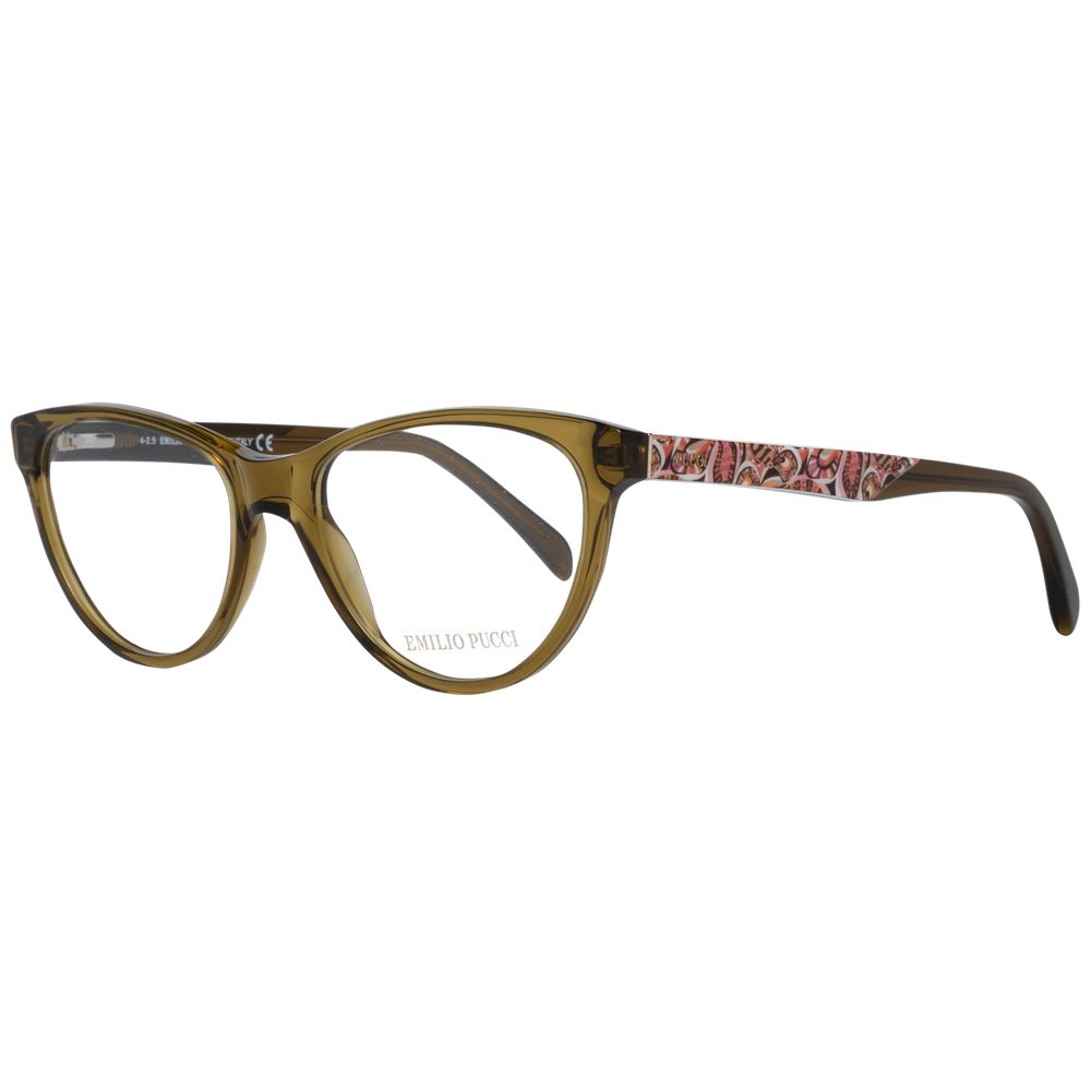 Emilio Pucci Green Women Optical Frames - Luksusmuotia Emilio Pucci - Tutustu YVES JAVANNI® 