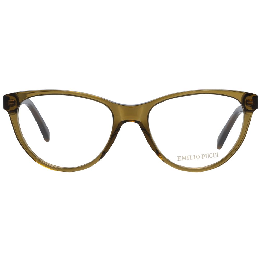 Emilio Pucci Green Women Optical Frames - Luksusmuotia Emilio Pucci - Tutustu YVES JAVANNI® 