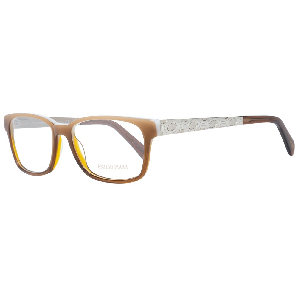 Emilio Pucci Brown Women Optical Frames - Luksusmuotia Emilio Pucci - Tutustu YVES JAVANNI® 