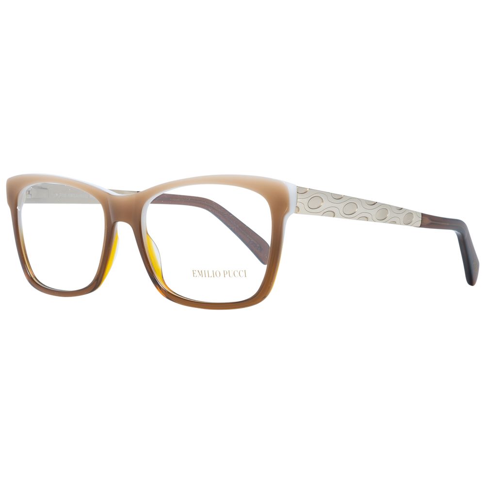 Emilio Pucci Brown Women Optical Frames - Luksusmuotia Emilio Pucci - Tutustu YVES JAVANNI® 