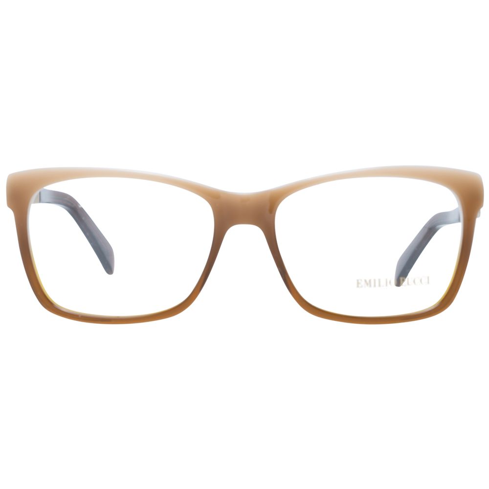 Emilio Pucci Brown Women Optical Frames - Luksusmuotia Emilio Pucci - Tutustu YVES JAVANNI® 