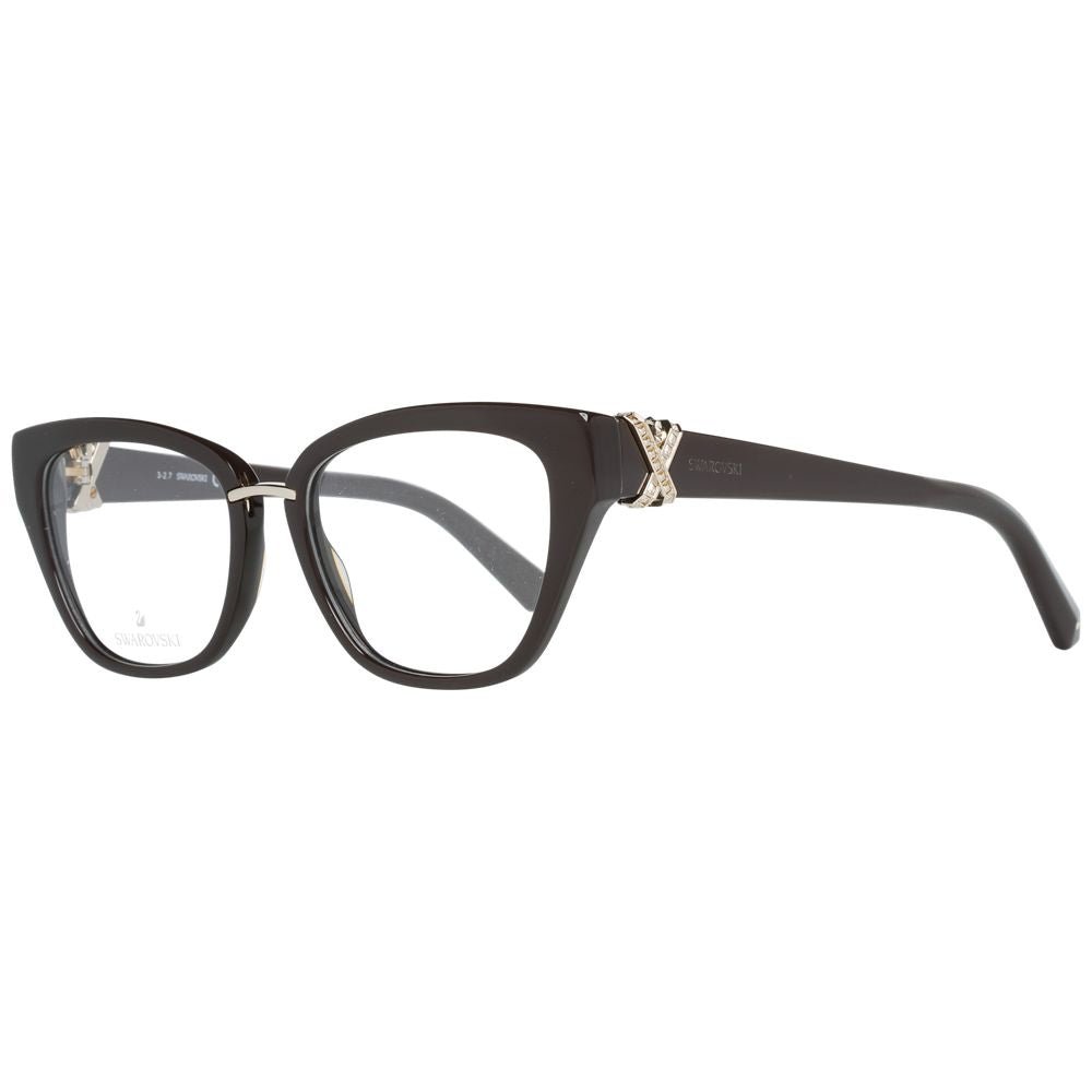 Swarovski Brown Women Optical Frames - Luksusmuotia Swarovski - Tutustu YVES JAVANNI® 