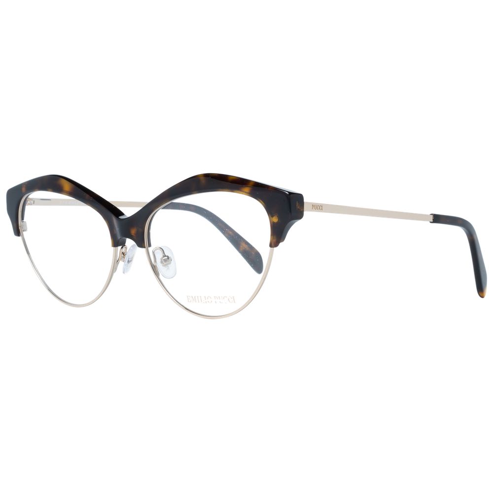 Emilio Pucci Brown Women Optical Frames - Luksusmuotia Emilio Pucci - Tutustu YVES JAVANNI® 