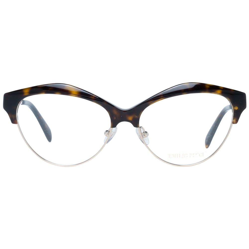 Emilio Pucci Brown Women Optical Frames - Luksusmuotia Emilio Pucci - Tutustu YVES JAVANNI® 