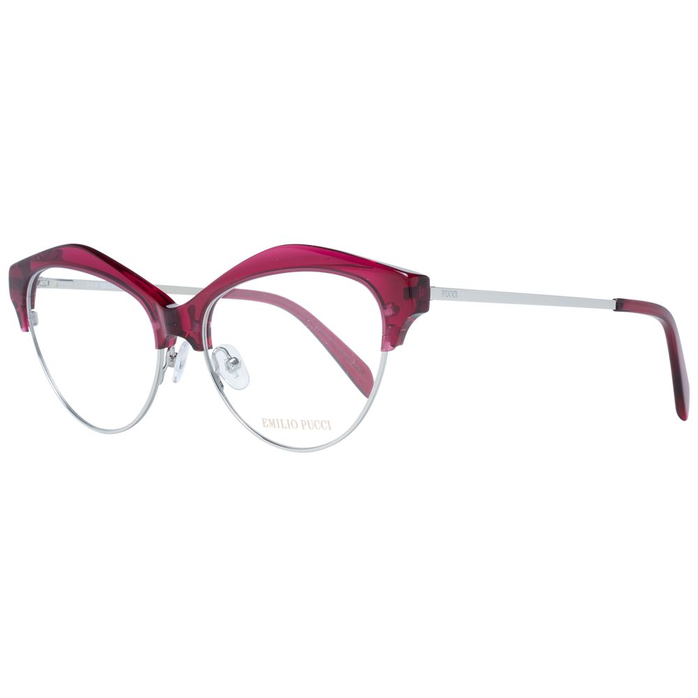 Emilio Pucci Burgundy Women Optical Frames - Luksusmuotia Emilio Pucci - Tutustu YVES JAVANNI® 