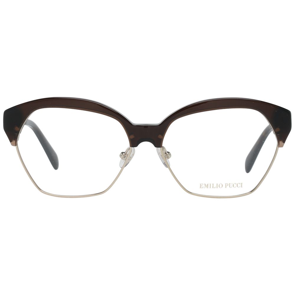 Emilio Pucci Brown Women Optical Frames - Luksusmuotia Emilio Pucci - Tutustu YVES JAVANNI® 