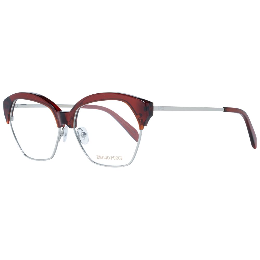 Emilio Pucci Red Women Optical Frames - Luksusmuotia Emilio Pucci - Tutustu YVES JAVANNI® 