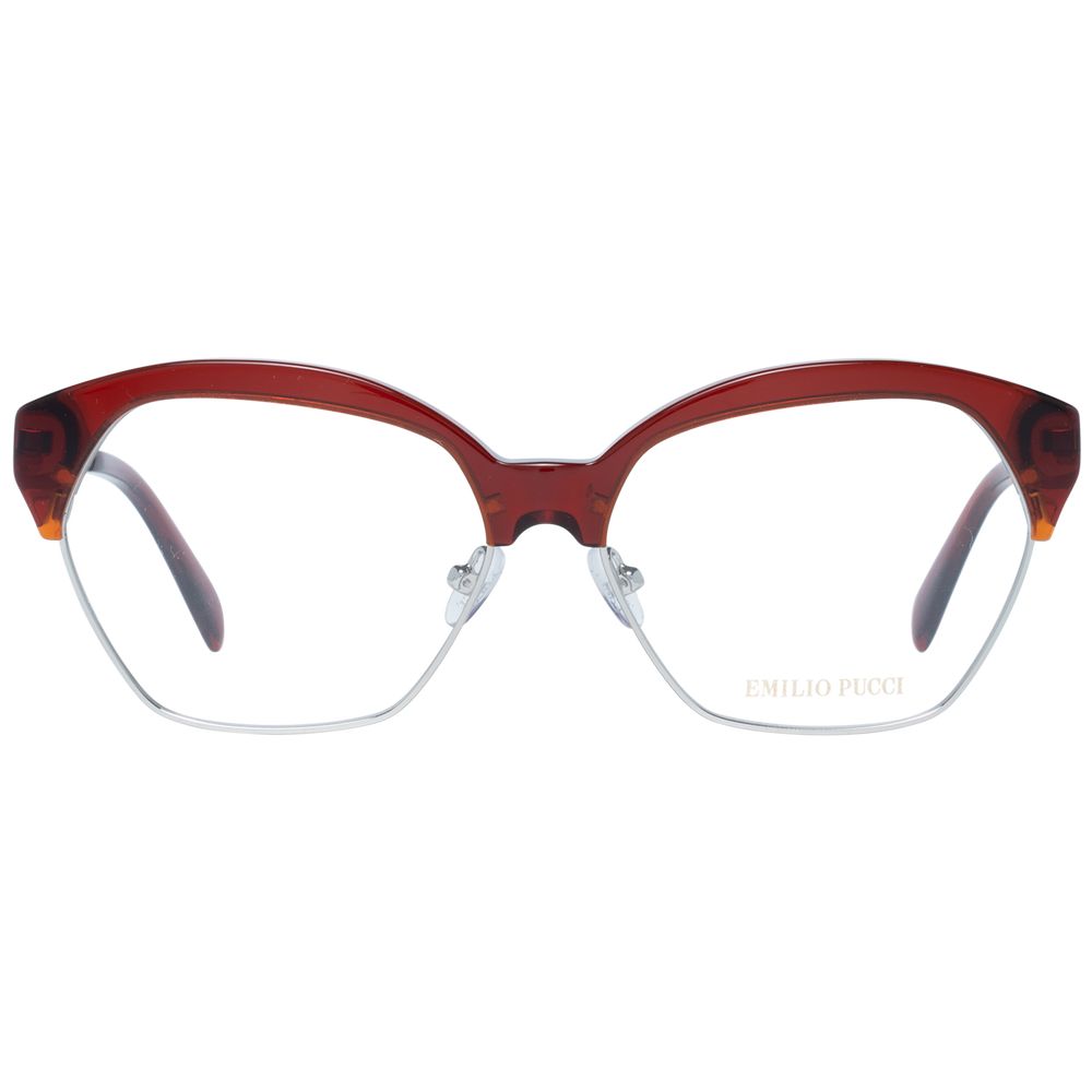 Emilio Pucci Red Women Optical Frames - Luksusmuotia Emilio Pucci - Tutustu YVES JAVANNI® 