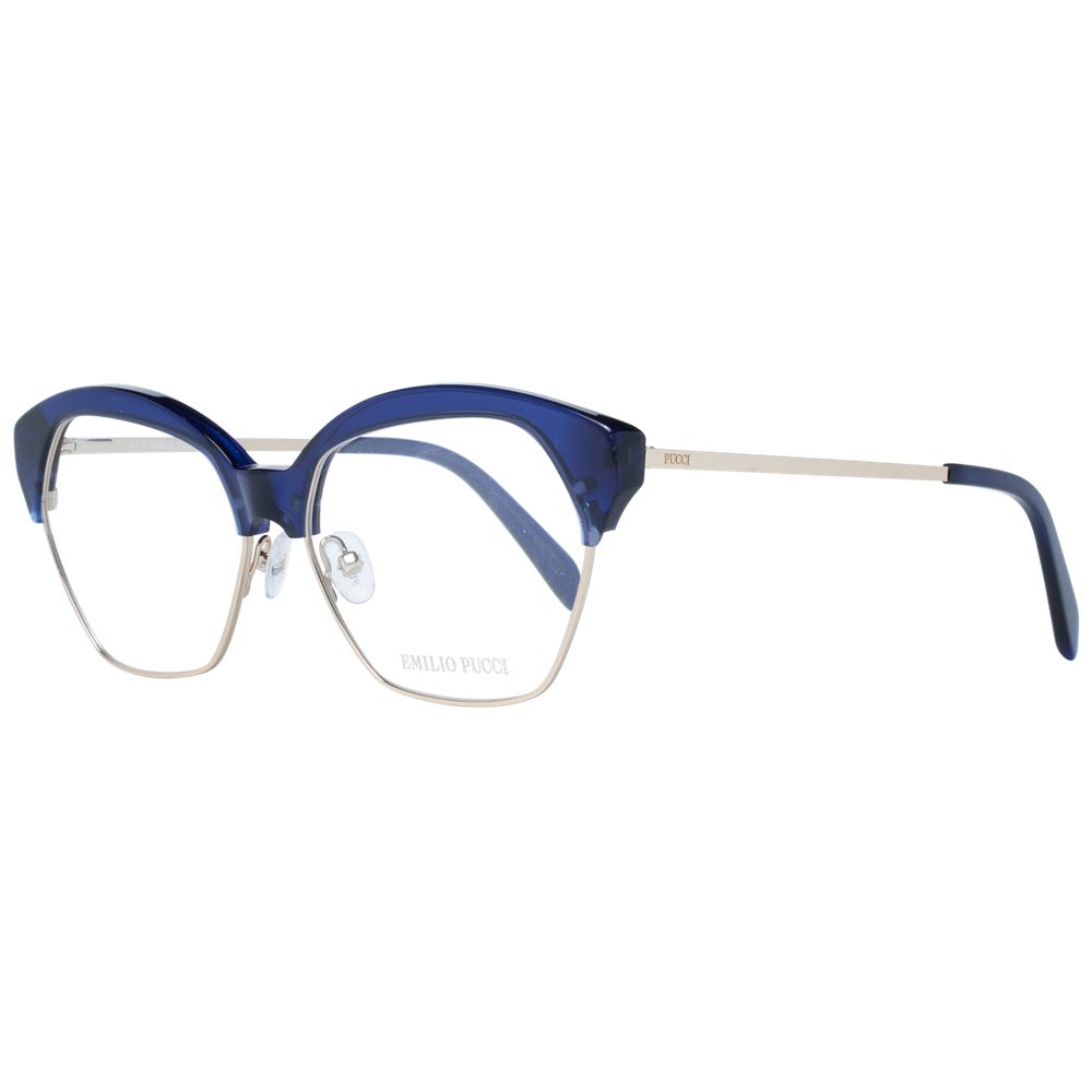 Emilio Pucci Blue Women Optical Frames - Luksusmuotia Emilio Pucci - Tutustu YVES JAVANNI® 