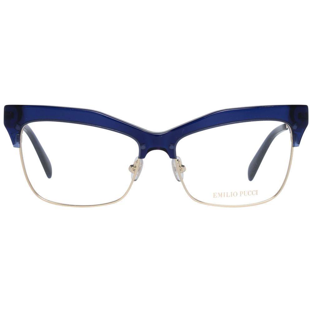 Emilio Pucci Blue Women Optical Frames - Luksusmuotia Emilio Pucci - Tutustu YVES JAVANNI® 