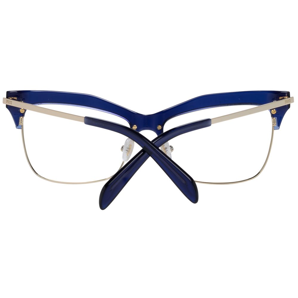 Emilio Pucci Blue Women Optical Frames - Luksusmuotia Emilio Pucci - Tutustu YVES JAVANNI® 