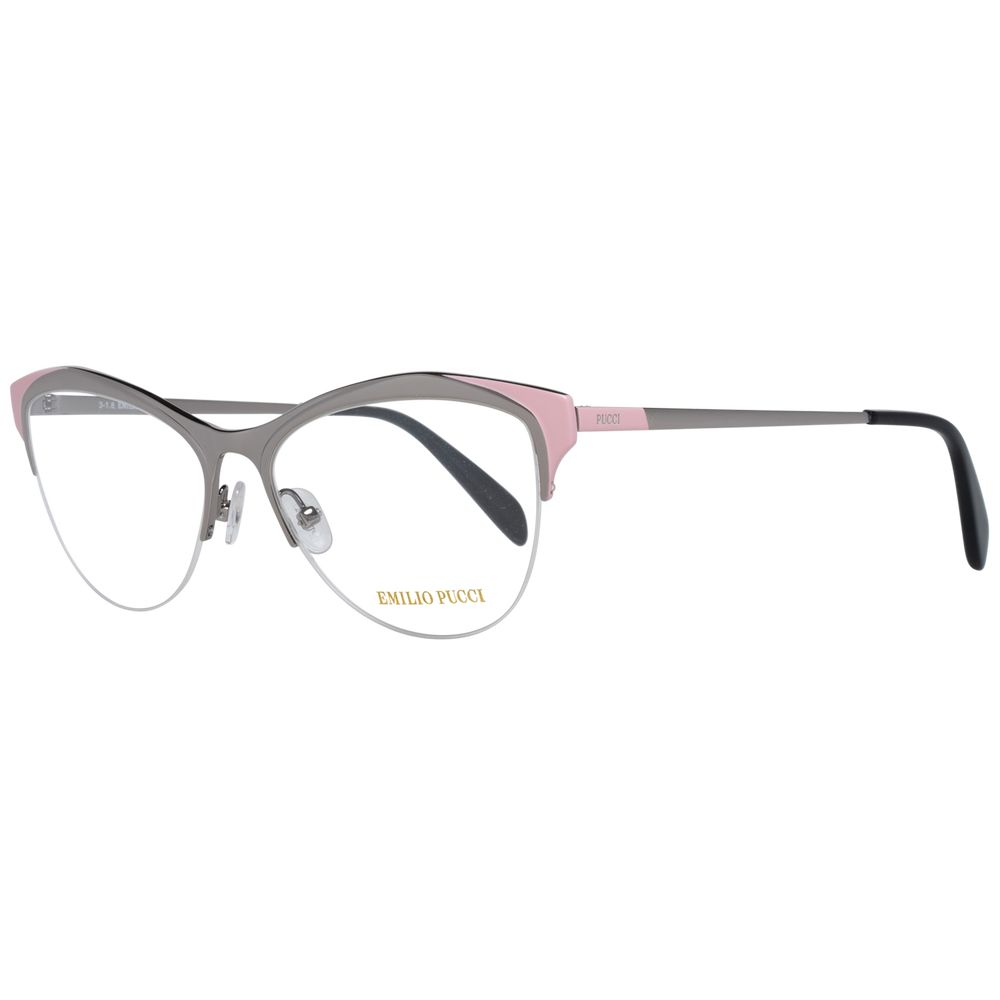 Emilio Pucci Silver Women Optical Frames - Luksusmuotia Emilio Pucci - Tutustu YVES JAVANNI® 