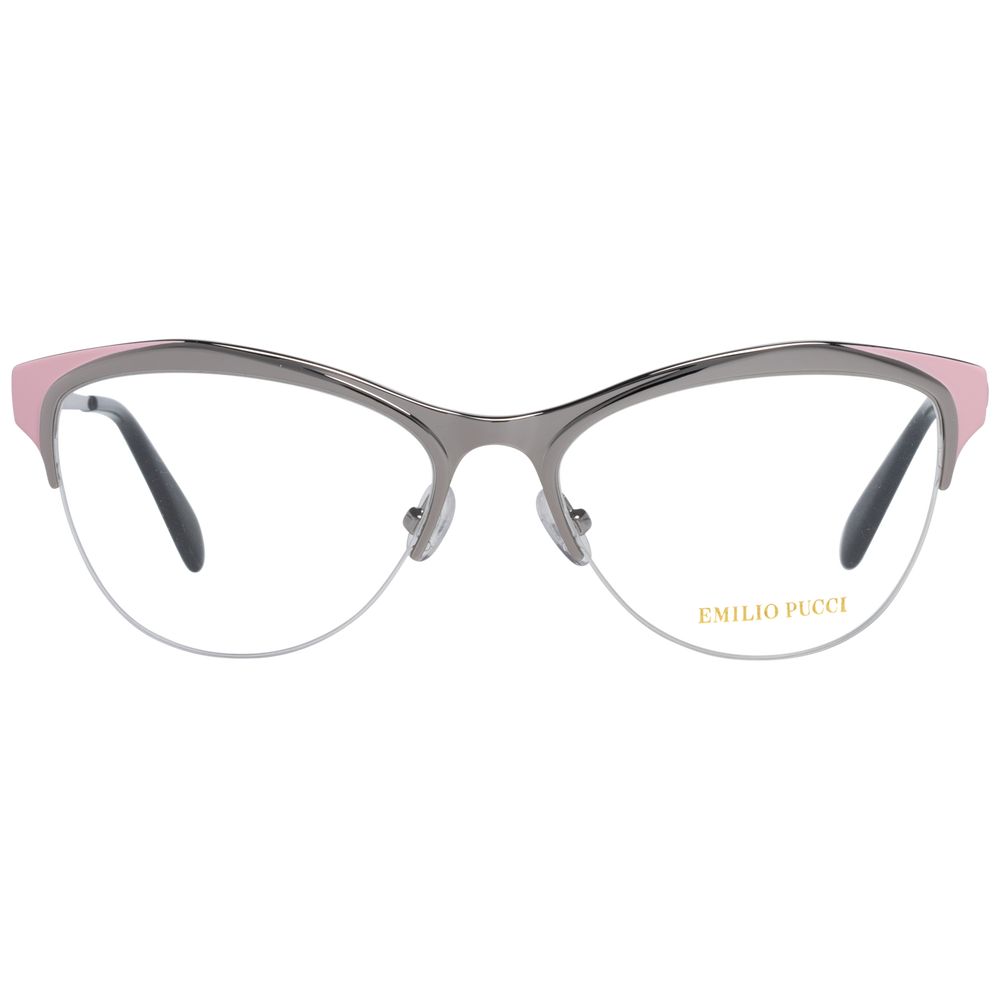 Emilio Pucci Silver Women Optical Frames - Luksusmuotia Emilio Pucci - Tutustu YVES JAVANNI® 