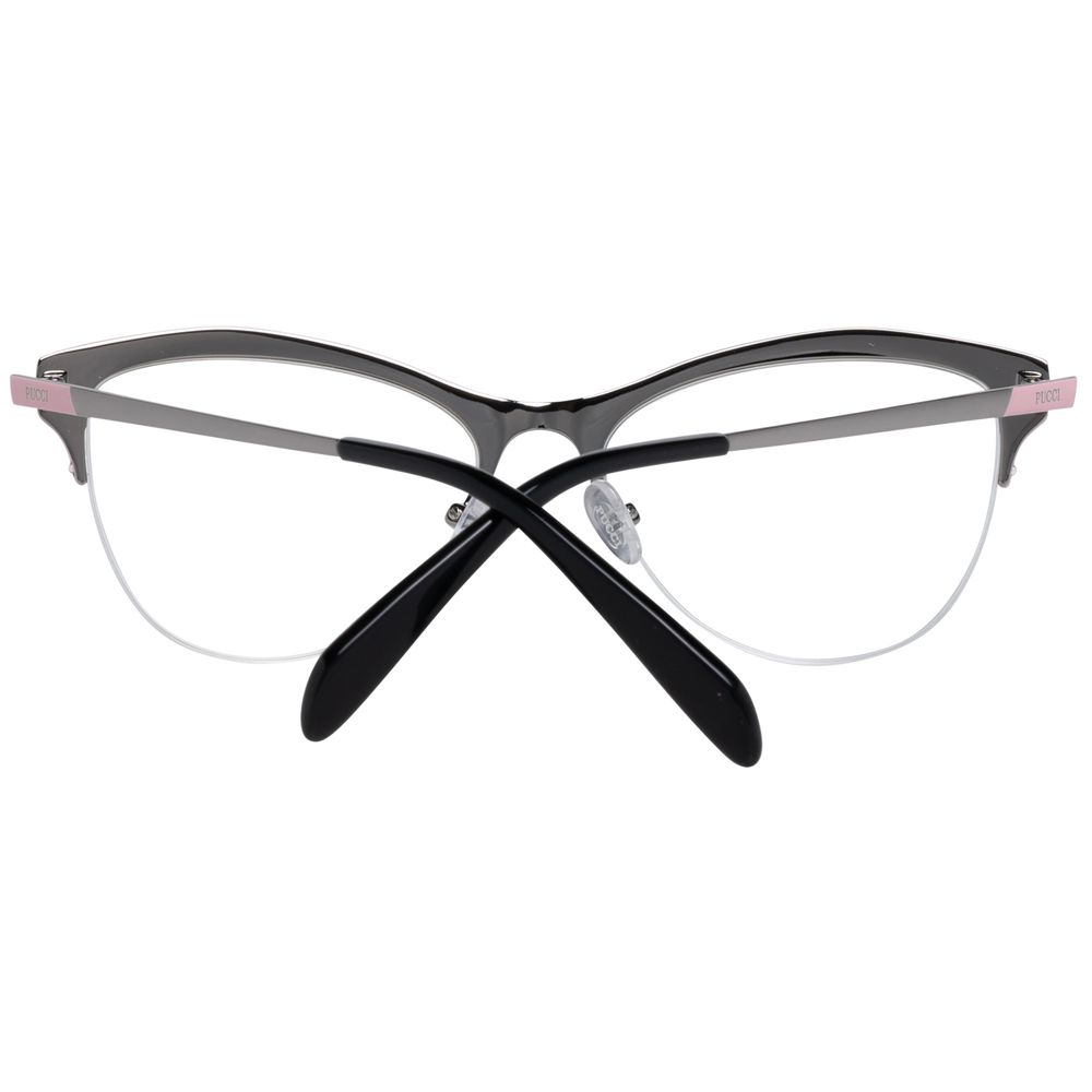 Emilio Pucci Silver Women Optical Frames - Luksusmuotia Emilio Pucci - Tutustu YVES JAVANNI® 