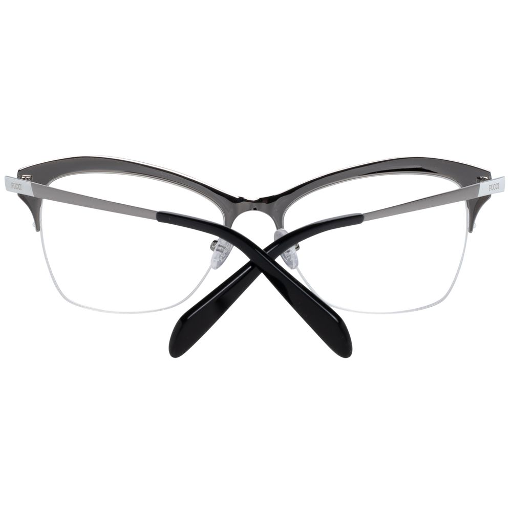 Emilio Pucci Silver Women Optical Frames - Luksusmuotia Emilio Pucci - Tutustu YVES JAVANNI® 