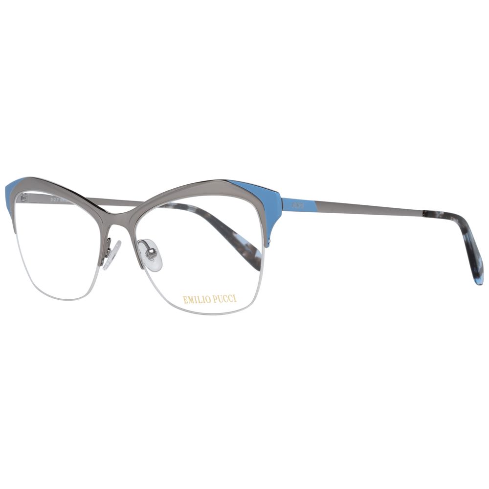 Emilio Pucci Silver Women Optical Frames - Luksusmuotia Emilio Pucci - Tutustu YVES JAVANNI® 