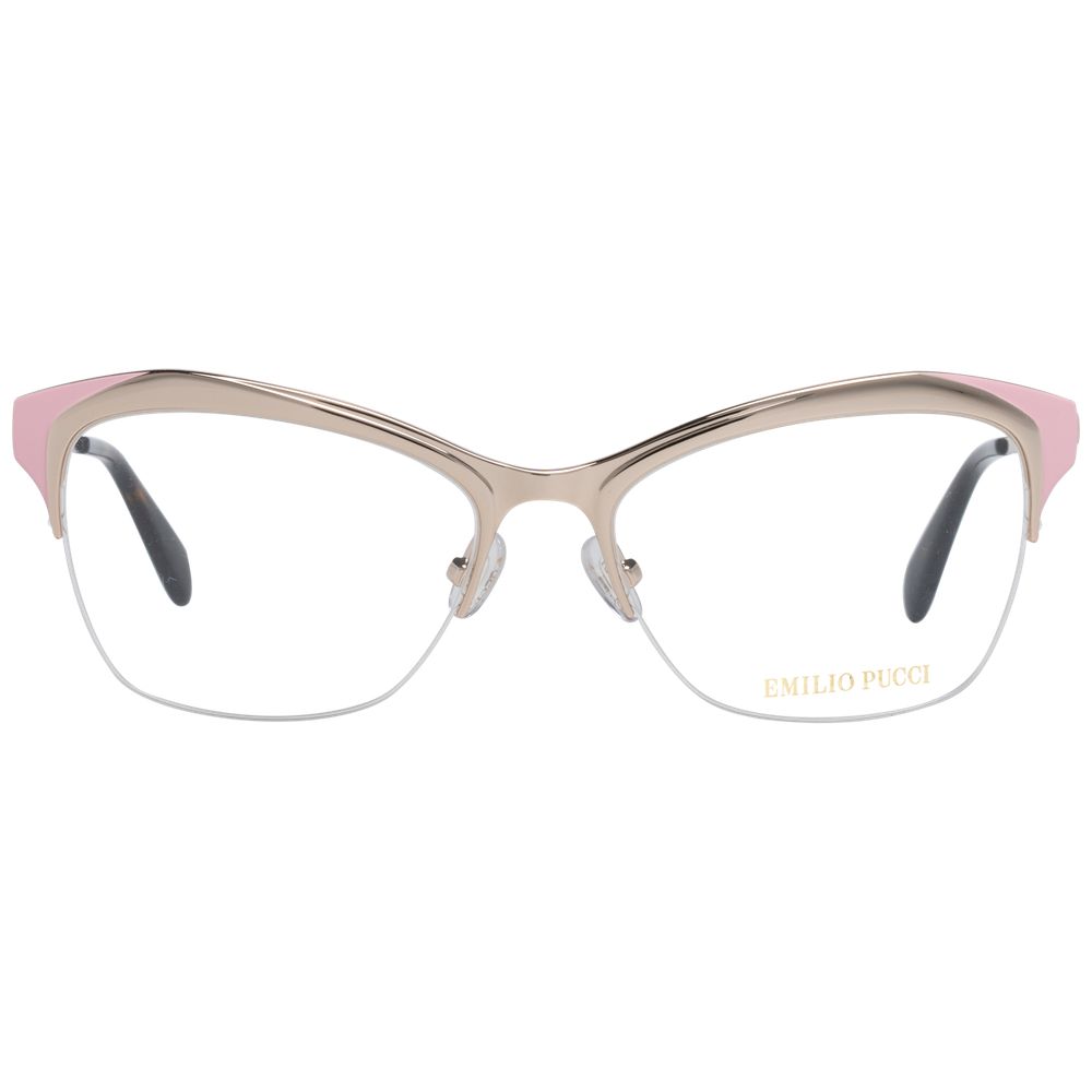 Emilio Pucci Pink Women Optical Frames - Luksusmuotia Emilio Pucci - Tutustu YVES JAVANNI® 