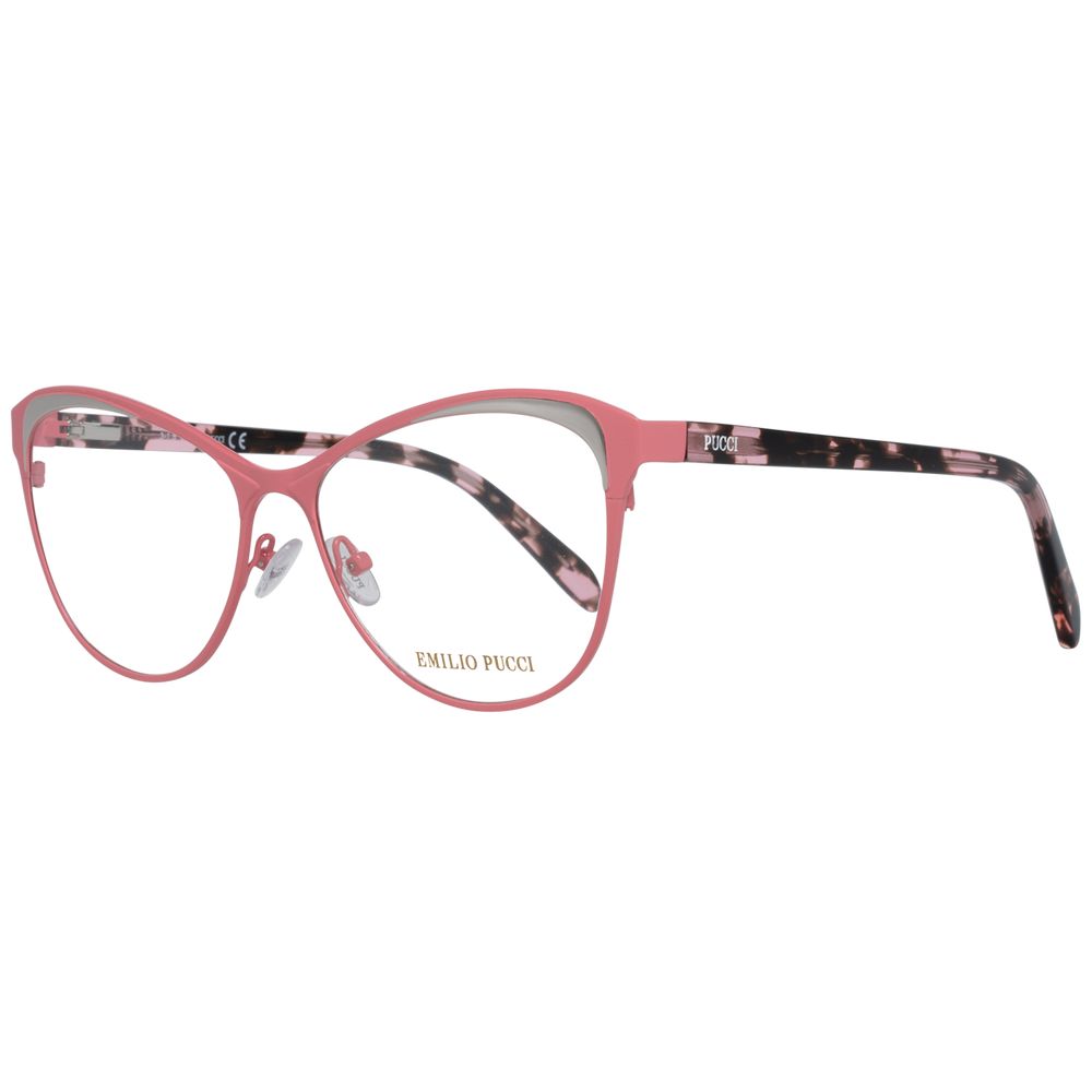 Emilio Pucci Pink Women Optical Frames - Luksusmuotia Emilio Pucci - Tutustu YVES JAVANNI® 