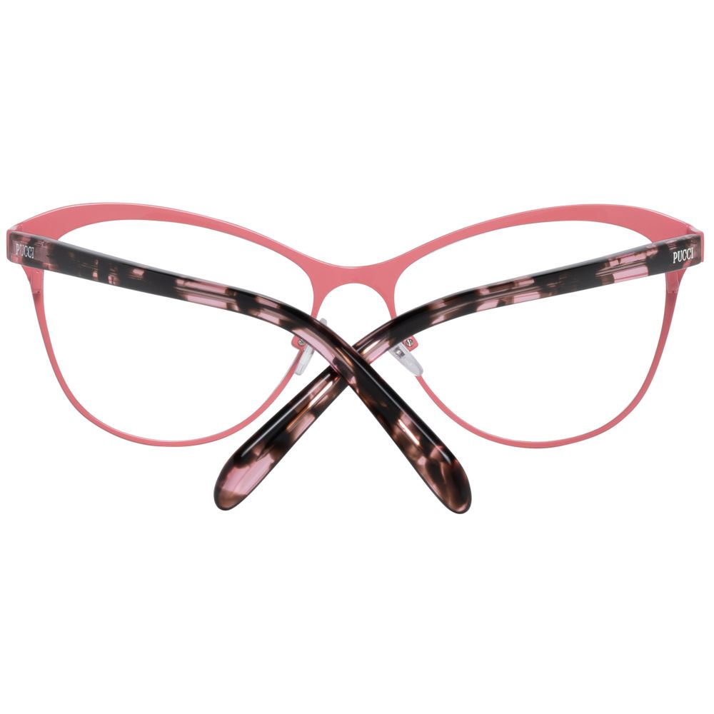 Emilio Pucci Pink Women Optical Frames - Luksusmuotia Emilio Pucci - Tutustu YVES JAVANNI® 