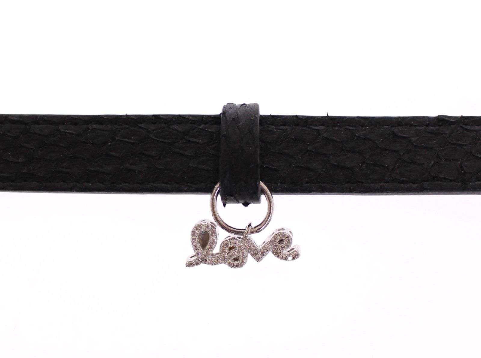 Nialaya Exquisite Black Snakeskin Silver Bracelet - Luksusmuotia Nialaya - Tutustu YVES JAVANNI® 