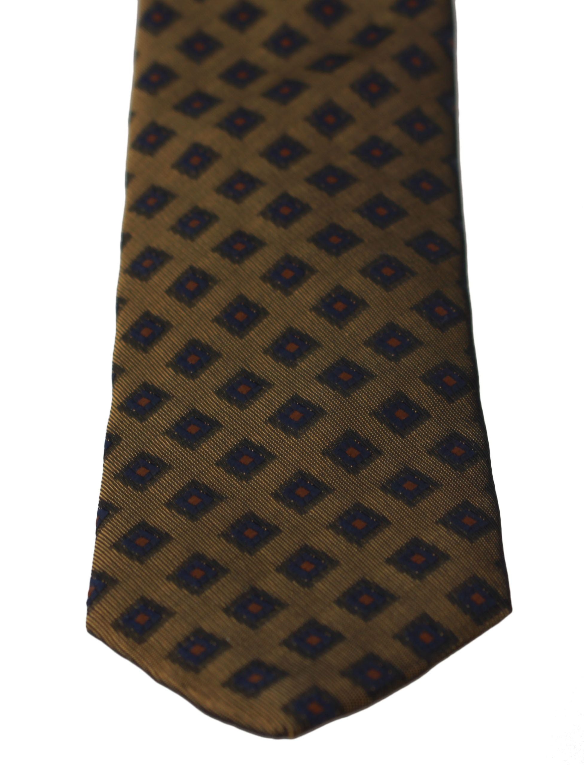 Dolce & Gabbana Elegant Brown Patterned Silk Blend Necktie - Luksuslaukut ja asusteet Dolce & Gabbana - Tutustu YVES JAVANNI® 