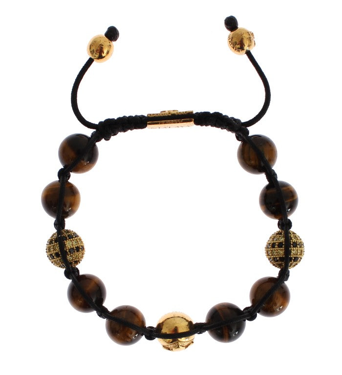 Nialaya Chic Multicolor CZ & Tigers Eye Bracelet - Luksuslaukut ja asusteet Nialaya - Tutustu YVES JAVANNI® 