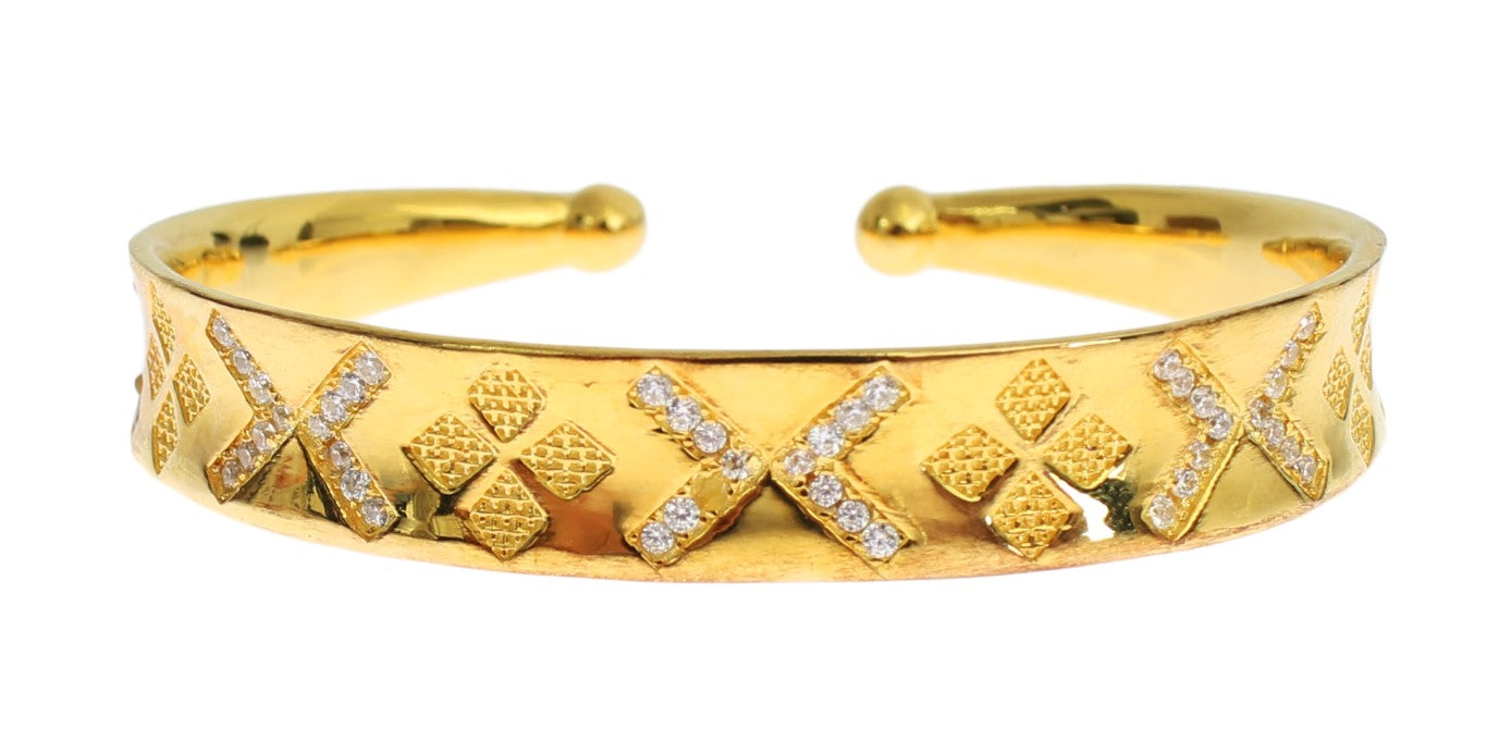 Nialaya Elegant Gold Plated Silver CZ Bracelet - Luksusmuotia Nialaya - Tutustu YVES JAVANNI® 