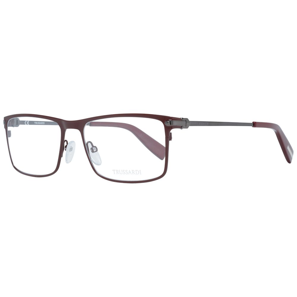 Trussardi Burgundy Men Optical Frames - Luxury from Trussardi - Shop at YVES JAVANNI