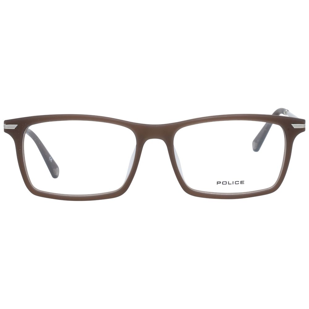 Police Brown Men Optical Frames - Luksusmuotia Police - Tutustu YVES JAVANNI® 