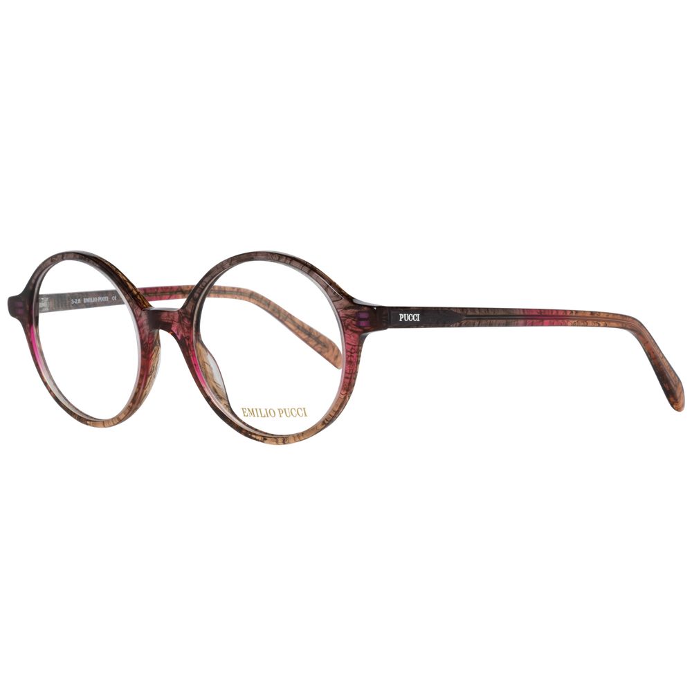 Emilio Pucci Brown Women Optical Frames - Luksusmuotia Emilio Pucci - Tutustu YVES JAVANNI® 