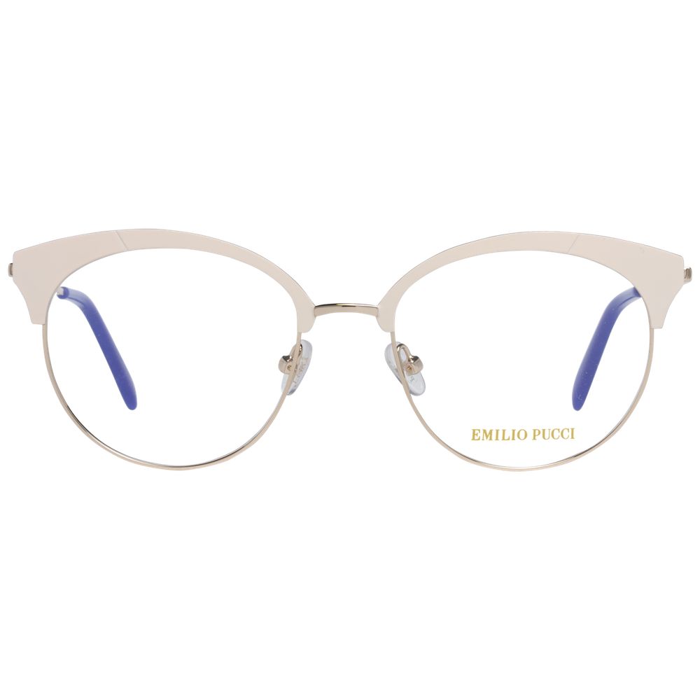 Emilio Pucci Beige Women Optical Frames - Luksusmuotia Emilio Pucci - Tutustu YVES JAVANNI® 