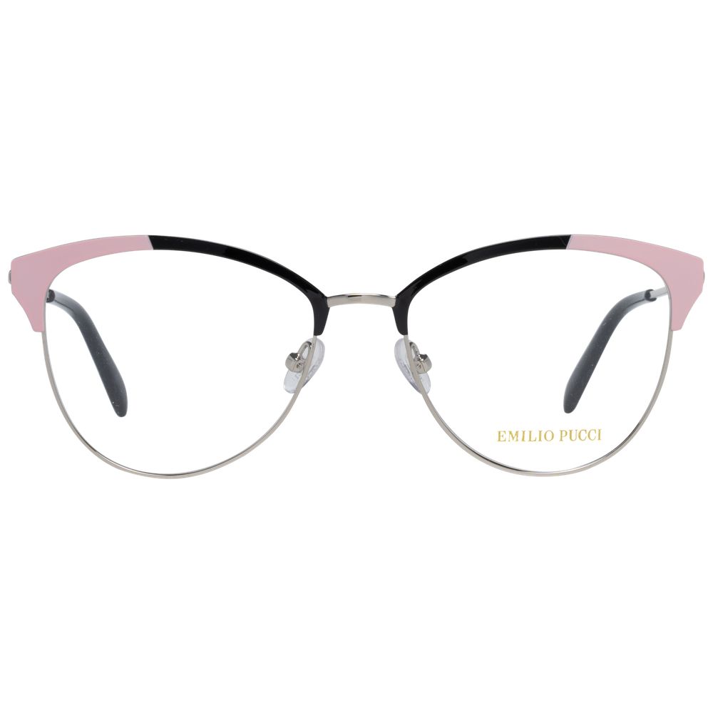 Emilio Pucci Silver Women Optical Frames - Luksusmuotia Emilio Pucci - Tutustu YVES JAVANNI® 