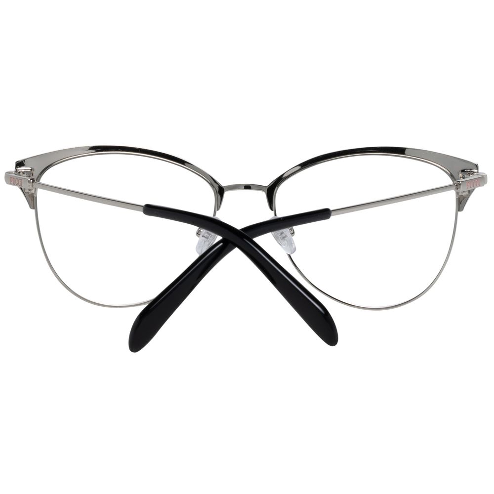 Emilio Pucci Silver Women Optical Frames - Luksusmuotia Emilio Pucci - Tutustu YVES JAVANNI® 