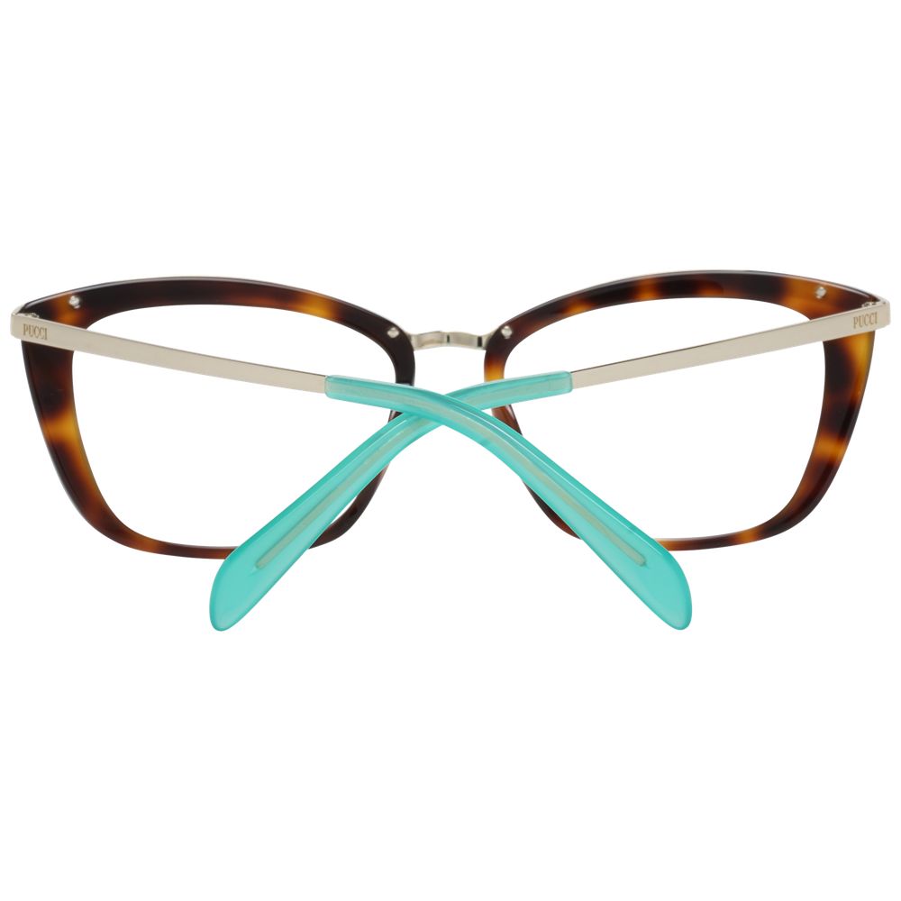 Emilio Pucci Brown Women Optical Frames - Luksusmuotia Emilio Pucci - Tutustu YVES JAVANNI® 