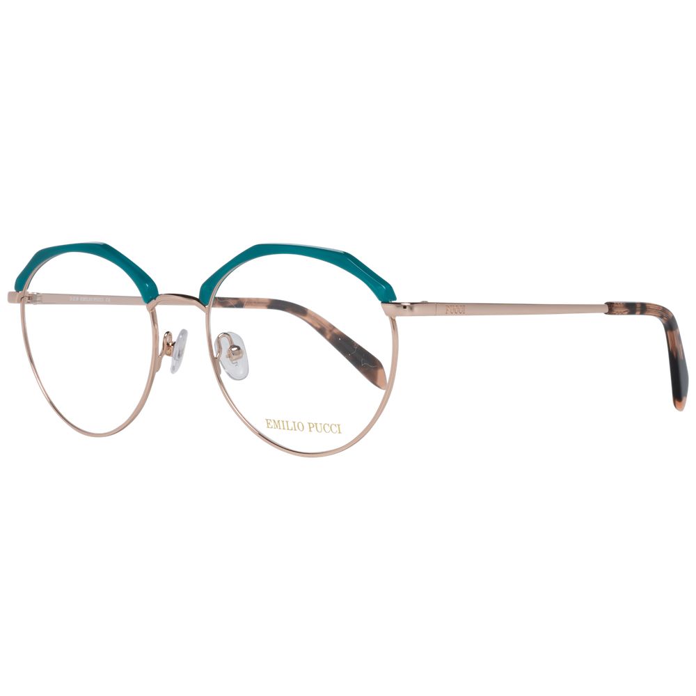 Emilio Pucci Turquoise Women Optical Frames - Luksusmuotia Emilio Pucci - Tutustu YVES JAVANNI® 